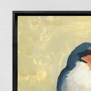 Leftbank Art - Small Blue Bird II by Ryan Brown 36 x 45