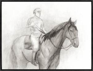 Leftbank Art - Mon On A Horse by Ryan Brown 50 x 36