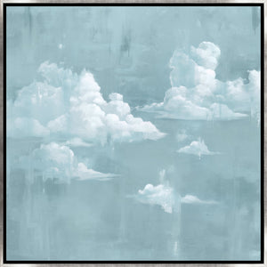 Leftbank Art - Ethereal Blue Clouds by Richard Ryder 54 x 54