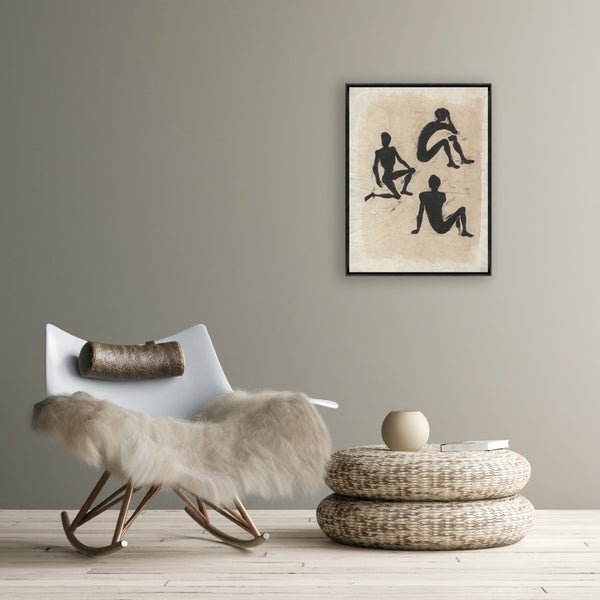 Leftbank Art - Figures in Silhouette by Sam Nash 40 x 54