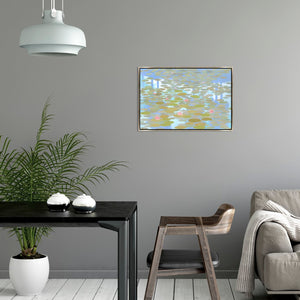 Leftbank Art - Lilies Floating by Sam Nash 60 x 40