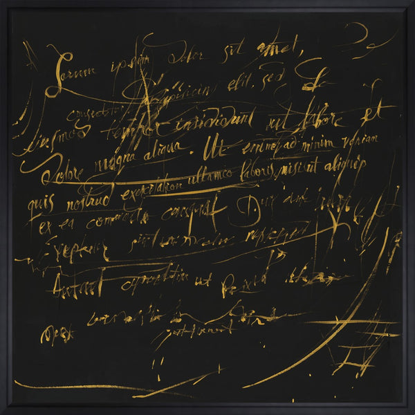 Leftbank Art - Cryptic Script by Sam Nash 47 x 47