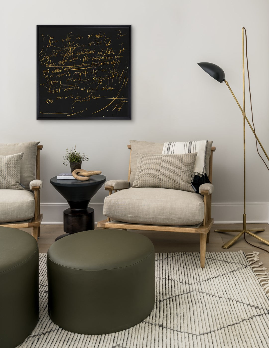 Cryptic Script by Sam Nash - Stunning Gallery-Wrapped Giclee Canvas Ar