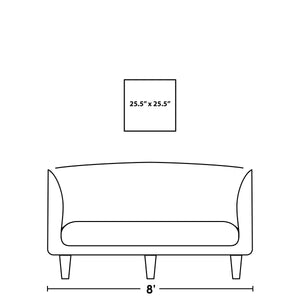 Leftbank Art - Cryptic Script by Sam Nash 47 x 47