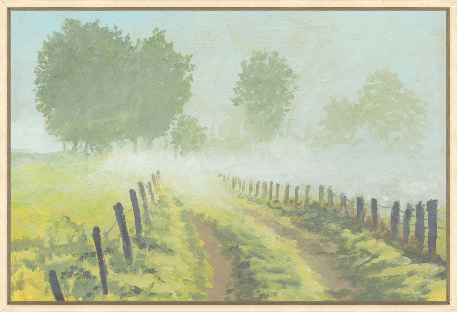 Sam Nash Misty Backroad by Sam Nash - Exquisite Gallery-Wrapped Giclee Canvas P