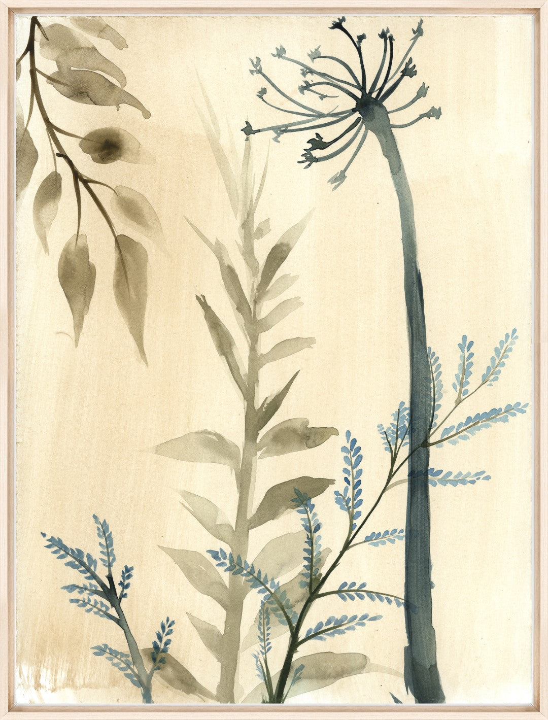Botanic Meditations I by Sam Nash - Gallery-Wrapped Linen Art Print fo