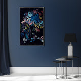 Leftbank Art - Vibrant Azure Blossom by Victor Ryan 54 x 87