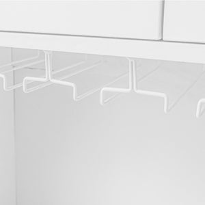 English Elm Accent Storage Cabinet with Pine Feet, Metal Handles, Anti-Tip L-Bracket, Stable, Easy-Clean Finish W688P183923