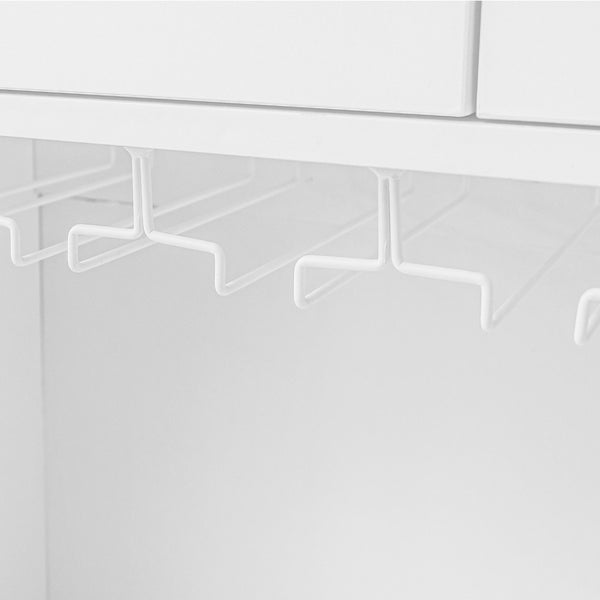 English Elm Accent Storage Cabinet with Pine Feet, Metal Handles, Anti-Tip L-Bracket, Stable, Easy-Clean Finish W688P183923