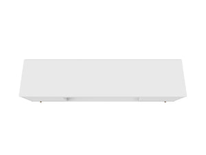 English Elm Bradley 63" White Tv Stand - Modern Mid-Century Design With Storage & Cable Management Solutions B365P398365