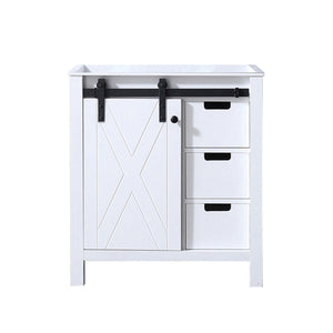 English Elm White 30-in Bath Vanity with Soft-Close Drawers, Solid Wood Frame, Fully Assembled, Spacious Storage B2731P259995
