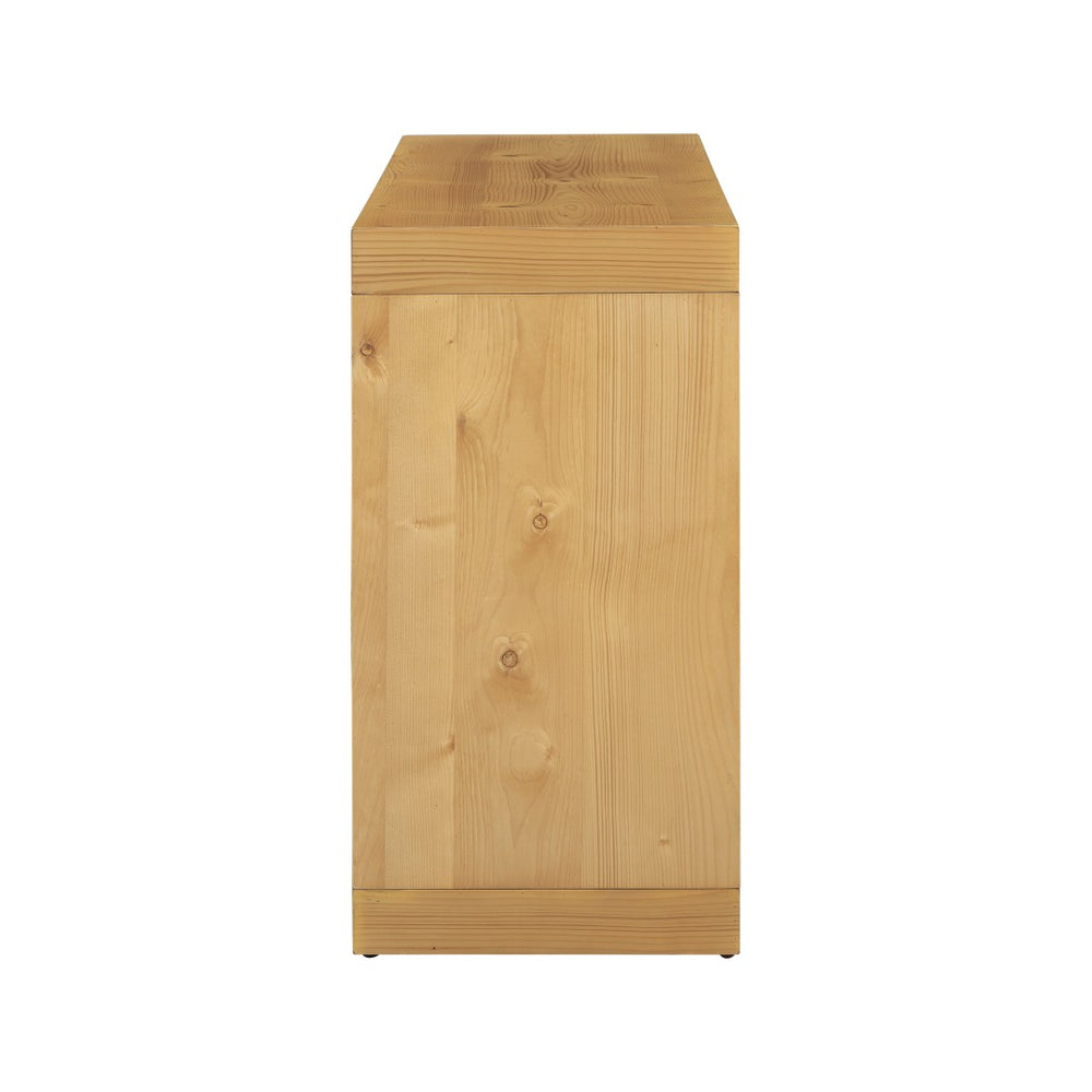 English Elm U_Style Modern Minimalist Square Entry Table - Sleek Design For Foyers, Living Rooms & Corridors N711P245613O-GIGA