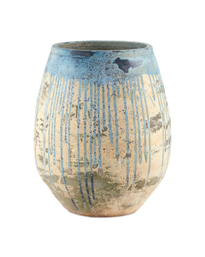 Sicilia Antique Blue Drip Planter