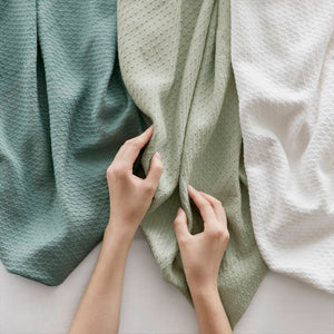 English Elm 1 Premium Twin Blanket Crafted from 100% Certified Egyptian Cotton for Luxurious Softness and Durability Sage Green 15.75 L x 12.6 W x 4.33 H B035P381293