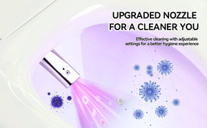 English Elm Unique Smart One Piece Toilet Bidet Heated Seat Auto Flush Warm Air Dryer Spa W3133P384811