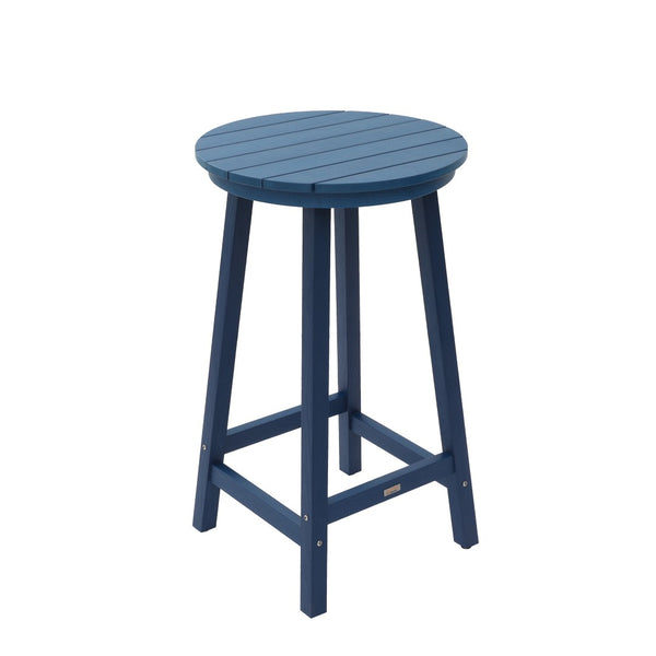 English Elm Patio Square Bar Table Weather Resistant Hips Wood Grain Finish for Deck or Pool T3609P482830