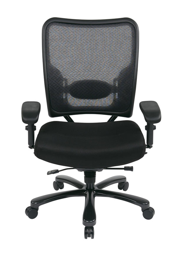 OSP Home Furnishings Big Tall Heavy Duty Ergonomic Office Chair with Mesh Back and 400 Lb Weight Capacity 75-7A773-231