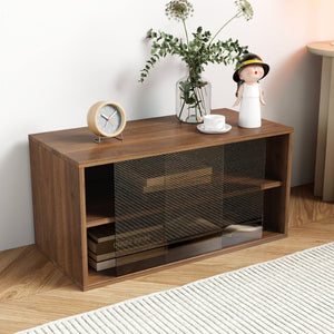English Elm Stackable Mounted Storage Cabinet - Versatile Wall-Mounted Solution For Organizing And Displaying Items W331P289153-GIGA
