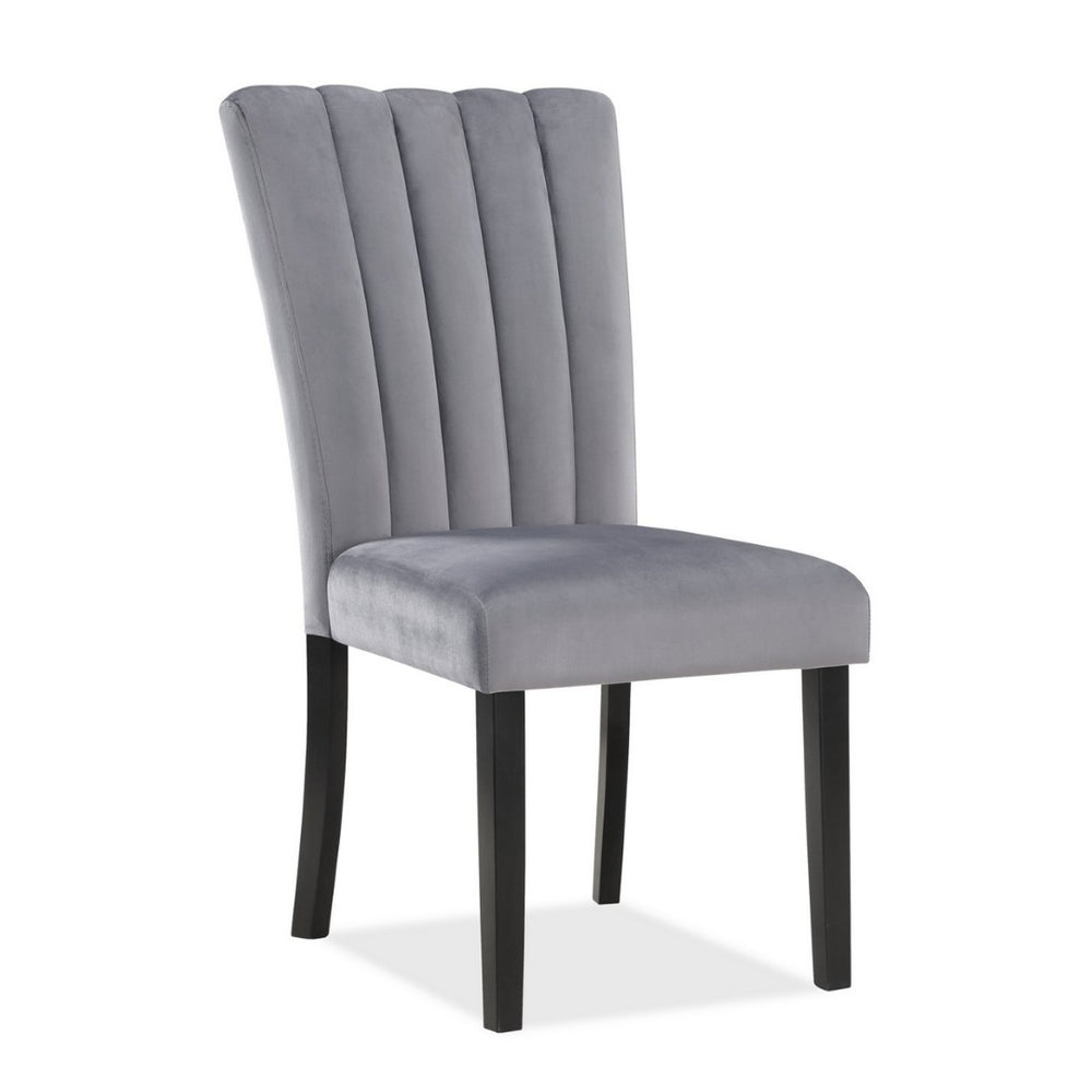 English Elm Kara Upholstered Counter Height Dining Chairs Set of 2 with Solid Wood Frame B056P416859