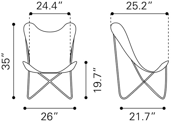 Marsa Accent Chair Multicolor 109817 Zuo Modern