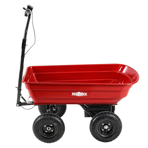 English Elm Four-wheeled Electric Garden Cart 24v Brushless Motor with Tipping Bucket and Pneumatic Tires N727P171071R