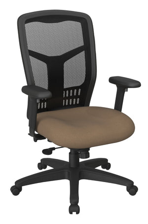 OSP Home Furnishings Progrid® High Back Ergonomic Mesh Office Chair with Lumbar Support and Adjustable Arms 90662-232