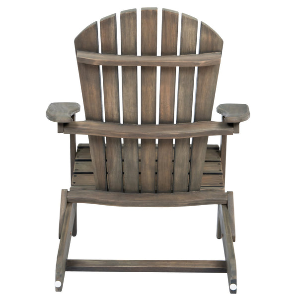 English Elm Christopher Knight Home® - Malibu Adirondack Chair - Foldable Acacia Wood, Rustic Comfort For Patios, Decks & Gardens N770P241668E