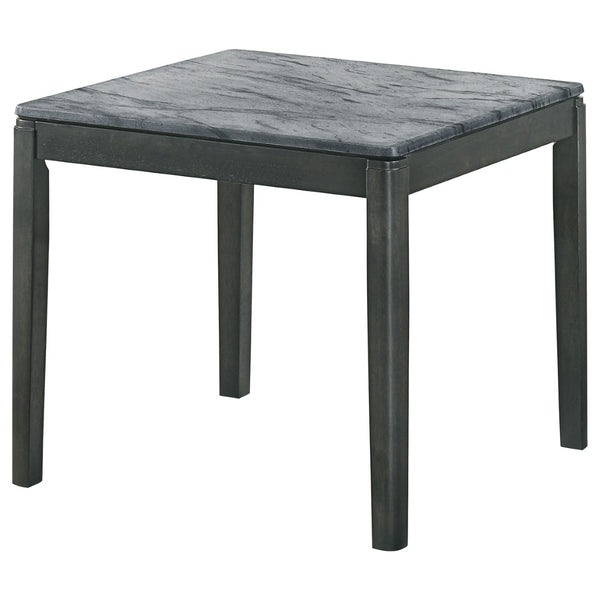 English Elm Vinnie Faux Marble Grey And Black Side Table – Stylish, Durable Accent For Living And Dining Spaces B062P333450-GIGA