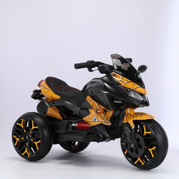 English Elm Kids Electric Three Wheel Motorbike 12v Ride on with Light up Wheels and Pu Seat W1760P252056