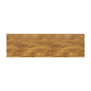 Homelegance Solid Rubberwood Trestle Dining Bench Farmhouse Style for Entryway or Room Oak / Antique Black 530-13BK(3A)