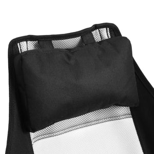 English Elm Hammock Camping Chair - Portable Rocking Recliner With Adjustable Back, Pillow & Cup Holder, Black W640P147218