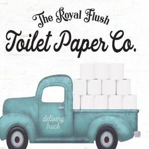 Homeroots Toilet Paper Co Stylish Framed Print Wall Art For Modern Farmhouse Bathroom Decor - 18x14 Inches Black And Gold Wood 530086