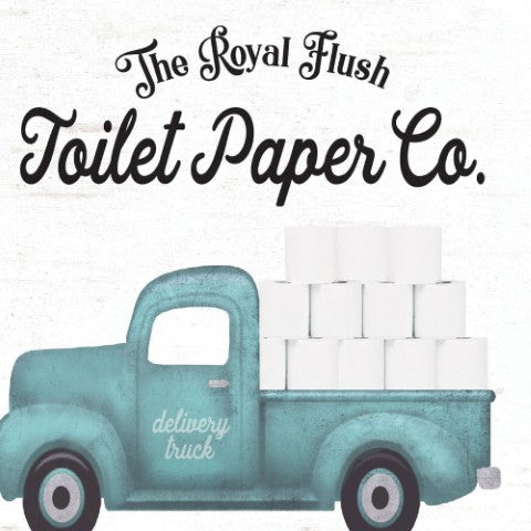 Homeroots Toilet Paper Co Stylish Framed Print Wall Art For Modern Farmhouse Bathroom Decor - 18x14 Inches Black And Gold Wood 530086