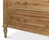 Sarreid Chamberlain Chest Of Drawers - Solid Acacia With Driftwood Finish & Elegant Brass Hardware Tan  53008