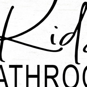 Homeroots Kids Trendy Framed Print Wall Art For Bathroom – Rustic Farmhouse Decor To Elevate Your Space White Wood 530099