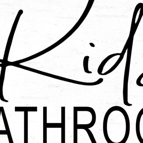 Homeroots Kids Trendy Framed Print Wall Art For Bathroom – Rustic Farmhouse Decor To Elevate Your Space White Wood 530099