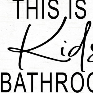 Homeroots Kids Trendy Framed Print Wall Art For Bathroom – Rustic Farmhouse Decor To Elevate Your Space White Wood 530099