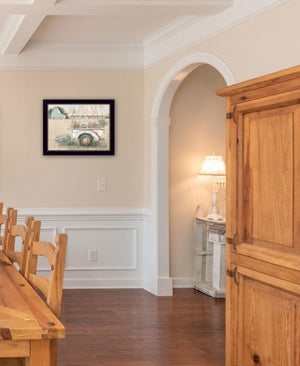 Homeroots Fresh Flowers For Sale Framed Wall Art – Chic Rustic Decor To Elevate Your Home Aesthetics Black Wood 530109