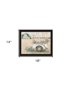 Homeroots Fresh Flowers For Sale Framed Wall Art – Chic Rustic Decor To Elevate Your Home Aesthetics Black And Gold Wood 530110