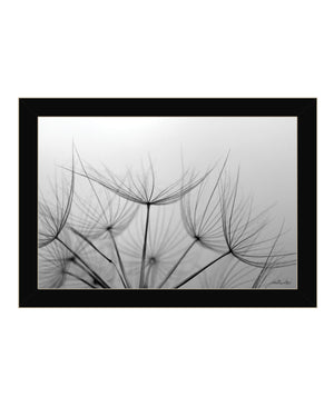 Homeroots Love Is A Delicate Flower Black Framed Print Wall Art Black Wood 530159