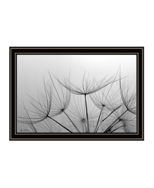 Homeroots Love Is A Delicate Flower Black Framed Print Wall Art Black And Gold Wood 530160