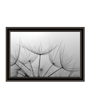 Homeroots Love Is A Delicate Flower Black Framed Print Wall Art Black And Gold Wood 530160