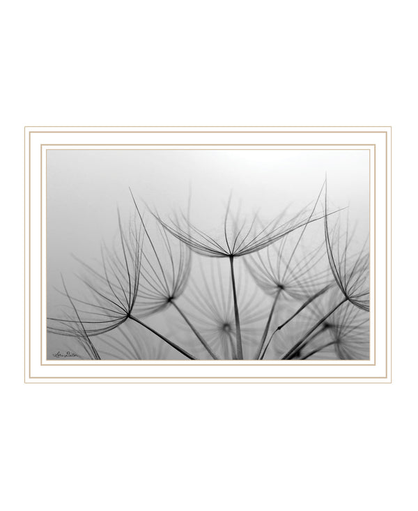 Homeroots Love Is A Delicate Flower White Framed Print Wall Art White Wood 530161