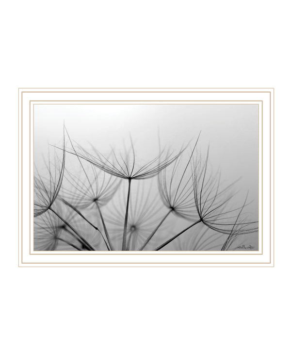 Homeroots Love Is A Delicate Flower White Framed Print Wall Art White Wood 530161