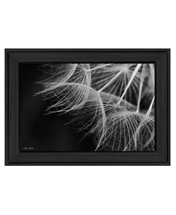 Homeroots Delicate Beauty Black Framed Print Wall Art  Wood 530162