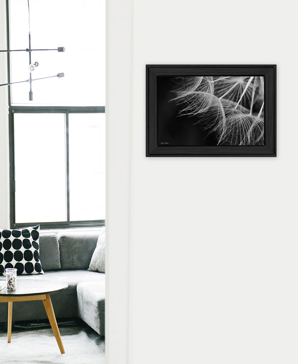 Homeroots Delicate Beauty Black Framed Print Wall Art  Wood 530162