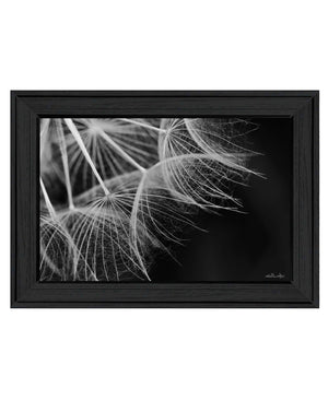 Homeroots Delicate Beauty Black Framed Print Wall Art  Wood 530162