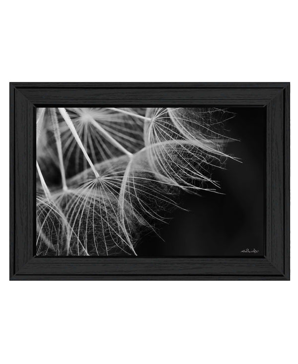Homeroots Delicate Beauty Black Framed Print Wall Art  Wood 530162