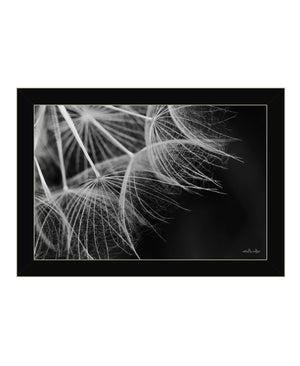 Homeroots Delicate Beauty Black Framed Print Wall Art Black Wood 530163