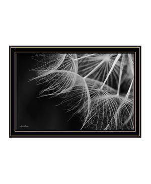 Homeroots Delicate Beauty Black Framed Print Wall Art Black And Gold Wood 530164